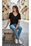 WOMEN'S V-NECK TEE - 2