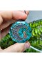 Translucent Apatite - Cat and Moon Figure Orgonite Pendant (Handmade Design Products) - 4