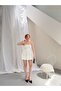 Women's White Strapless Mini Balloon Dress Nh26421 - 3