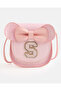 Girls Pink Embellished Crossbody Bag