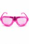 Shutter Party Glasses Led Light up Pink Luxury Neon Framed Festival Costume Accessory - 3