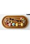 Polmak 3-Piece Natural Bamboo Wood Presentation Set - Oval Serving and Presentation Plate (Pm-512) - 2
