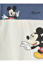 Ecru Mickey Mouse Printed Baby Boy Pajama Set - 3
