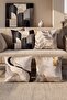 Abstract Patterns Patterned 4-Piece Throw Pillow Cover Set