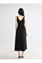 Nevavm V-Neck Waist-Slit Dress with a Difference - 4