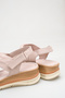 Belavavia Beige Women's Knot Detailed Daily Comfortable Sole Stylish Casual Stone Genuine Leather Sandals - 5