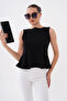 Eteği̇ Volanli Steel Sleeveless Bluz - 4