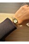 Minimal Wicker Women's Wristwatch Gold - 2