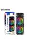 BS-1002 Party Box Speaker, Dual 15.5-Inch Woofers Bluetooth Tower Speaker with RGB LED Lights - 2