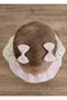 Hairless Baby Clip, Double Cute Light Pink Hair Clip with Non-Harmful Ribbon for Hairless Babies - 2