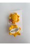Girl's Knitted Snapback Hat Buckle (Yellow Shades) - 4