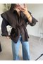 Brown Shawl Poplin Shirt - 3
