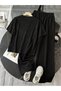 Unisex Women's Men's Pure Love Bear Printed Oversized Tshirt and Baggy Sweatpants - Summer Two-Piece Tracksuit Set - 5