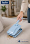 Handle-Handled Crumb Picker Brush Double Brushed Seat, Carpet, Sofa and Car Interior Cleaning Tool Purple Black Blue Mixed Color Sent - 2