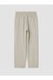 Xside Gray Relax Fit Linen Look Men's Trousers - 7