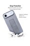 Case Cover for Apple iPhone 17 Air with Magnetic Hand Grip – Slim 3-in-1 Protective Phone Case in Elegant Grey - 3