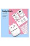 Portable Pocket Printer BT Thermal Printer with Thermal Printing Paper USB Cable for Note Photo Web Document Printing - 6