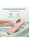 Premium Soft Liquid Silicone Case for iPhone 16 – Silky and Soft Touch Series Full-Body Protective Bumper (Sandy Pink) - 2