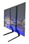Universal TV Stand, Tabletop TV Stand Mount, 3 Settings Height Adjustable TV Base