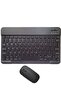 Rechargeable Bluetooth Keyboard and Mouse Combo Ultra-Slim Portable Compact Wireless Mouse Keyboard Set