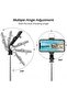 Portable Selfie Stick Tripod with Light, Detachable Bluetooth Remote, 41 Inch Extendable - 3