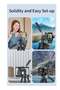 Generic KP2294 Rotatable Center Column Aluminum Alloy Stand Axis Horizontal Monopod Tripod - 7