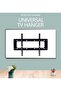 TV Wall Mount for TVs Up to 85" - Holds Your TV Only 1.25" from The Wall - Big Hardware Assortment for Simple Install - 2