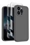 Designed for iPhone 15 Pro Max Case, Silicone Upgraded [Camera Protection] + 2 Screen Protectors