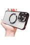 Compatible with iPhone 14 Pro Max Case Magnetic with Full Camera Lens Protective,Electroplated Silicone Clear Shockproof Protective Case Cover 6.7 Inch