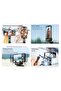 Gimbal Stabilizer Tripod for smartphones with light handheld or portable 360° rotation with face tracker and wireless remote control compatible with iPhone and Android - 6
