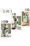 Rotary Vegetable Cutter + Cheese Grater - Shredder, Slicer, Grater, Salad Maker (Green) - 2