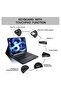 iPad Keyboard Case for iPad Air 4th Gen, Detachable Wireless Bluetooth Trackpad Keyboard - 3
