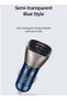 Fast Car Charger 45W Dual Ports Digital LED Display QC 3.0 Universal Phone Car Charger - 4