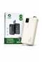 20000mAh Power Bank with Built-In Cables, Fast Charging, LED Display, Carry Strap, Beige - 5