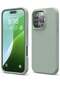 Calke Green iPhone 16 Pro Case – Slim Shockproof Full Body Protection with Soft Microfiber Lining, Scratch-Resistant