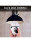 1080P Wireless Light Bulb Security Camera, 360 Degree 2.4GHz & 5G WiFi IP Camera - 4