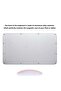 Rechargeable Bluetooth Keyboard & Mouse Combo Ultra-Slim Portable for Android/iOS (PINK) - 7