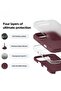 iPhone 16 Pro Case Cover – Burgundy, Full Body Protection, Shockproof, Slim Design with Anti-Scratch Soft Microfiber Lining - 2