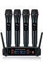 Wireless Handheld Microphone – 4-Channel VHF Metal Dynamic Mic with 200ft Range