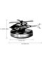 Car Accessories Interior – Helicopter Solar Energy Rotating Aromatherapy Air Freshener, Silver Aviation Alloy Diffuser - 7