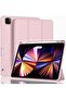 New iPad Pro 11 Inch Case 2022/2021/2020 with Pencil Holder Smart Case Pink