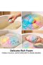 Ocean Toy Bath Salt Ball Sleeve Box Bath Bombs, 12-Pack with Surprise Spring Inside, Easter Gifts (Blue) - 4