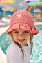 Girl Child 4-8 Years Old Print Detail Bucket Hat 04-R082 Mercan01 - 2