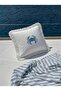 Marine Crab Embroidered Ruffle Decorative Throw Pillow Cover 45X45 cm