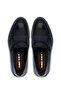 Men's Genuine Leather Navy Blue Classic Shoes - 5