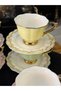 6 Person Colorful Porcelain Coffee Cup Set 90 ml - 3
