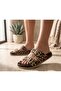 Women's Leopard Patterned Orthopedic Sole Buckle Summer Comfortable Daily Slippers - 2