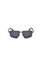 Matte Black Polarized Metal Male Sunglasses - 2