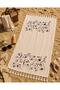 Peshtemal Beach Towel 100% Cotton Muslin Patterned with Tassels Lightweight and Quick-Drying Beach Towel