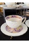 6-Piece Colorful Embossed Pattern Porcelain Coffee Cup Set 90 ml - 5